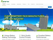 Tablet Screenshot of benergytech.com